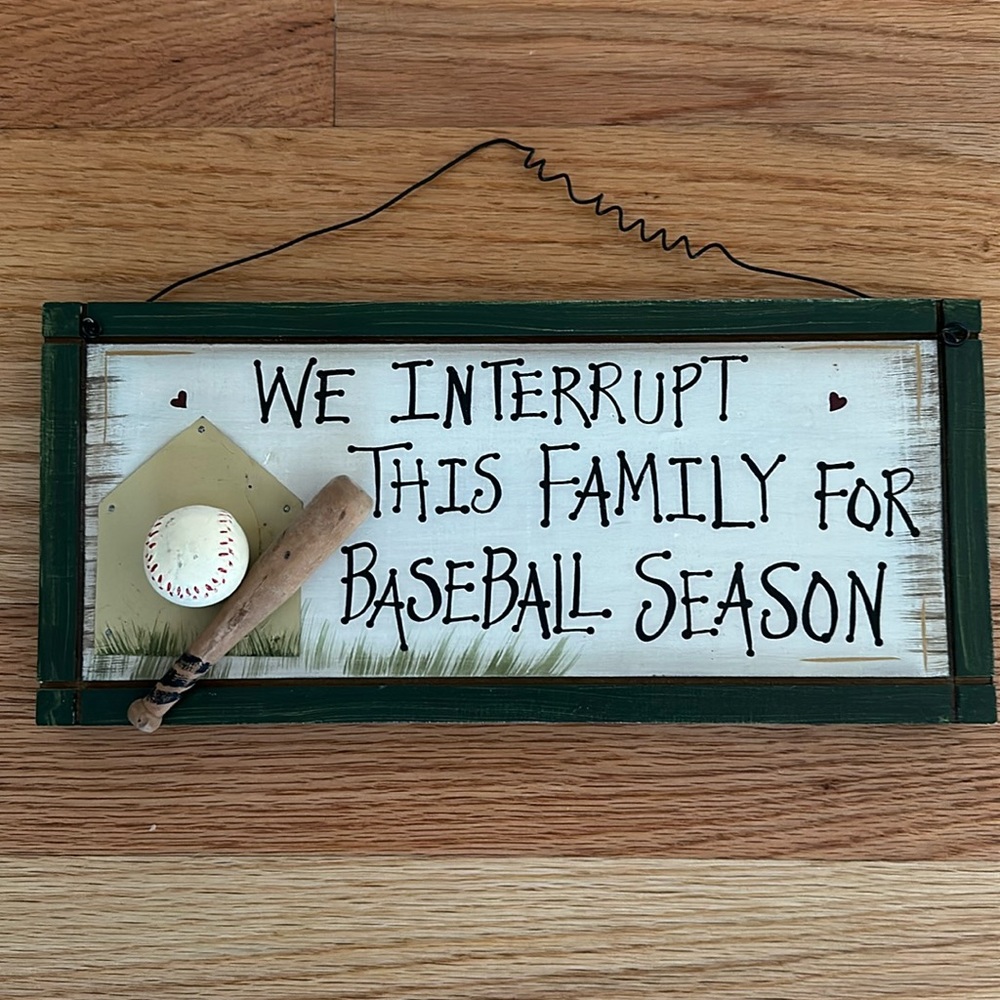 Baseball Sign